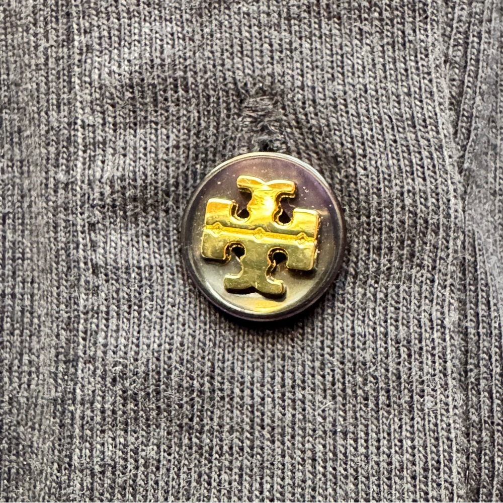 Tory Burch Navy Women’s Polo Shirt - Picture 3 of 3